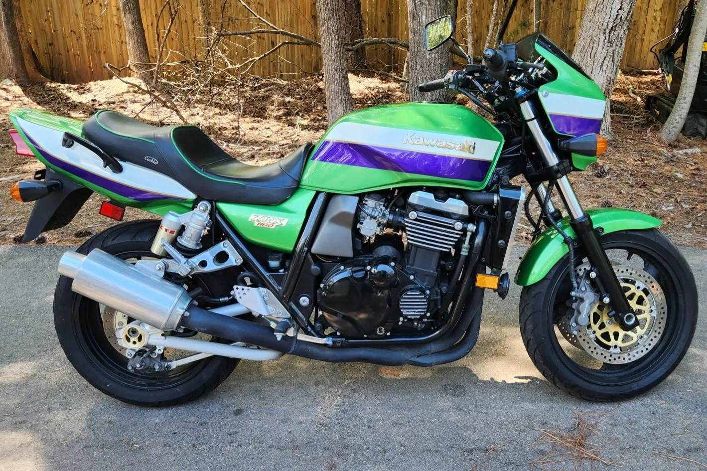 1998年 ZRX1100 ZRT10C C2 ウィリー製 ビレットパルサーカバー【060